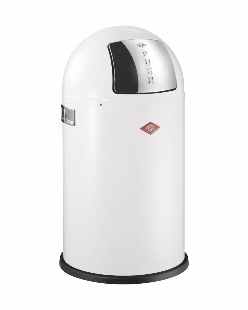 Wesco Pushboy junior papperskorg Vit 22L
