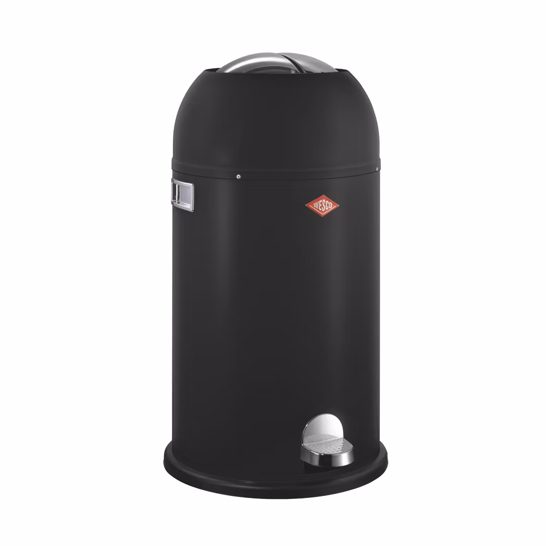 Wesco Kickmaster Maxi Pedalhink Mattsvart 40L
