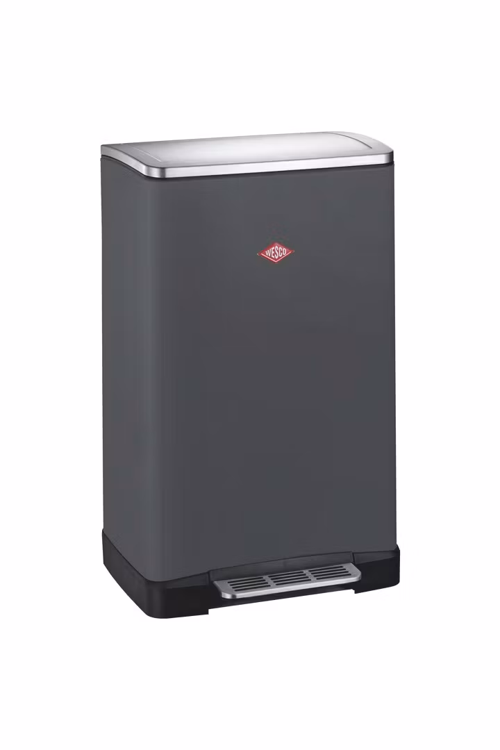 Wesco Big double boy Pedalhink Mattgrafit (2x18L)