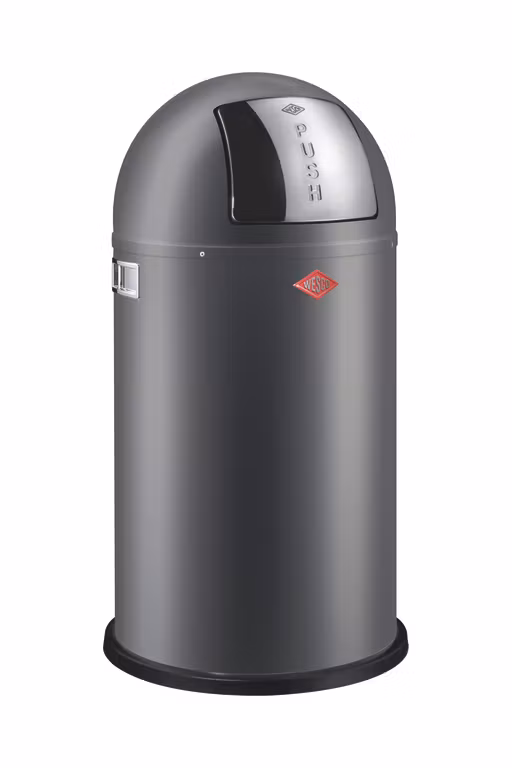 Wesco Pushboy Papperskorg Mattgrafit 50L