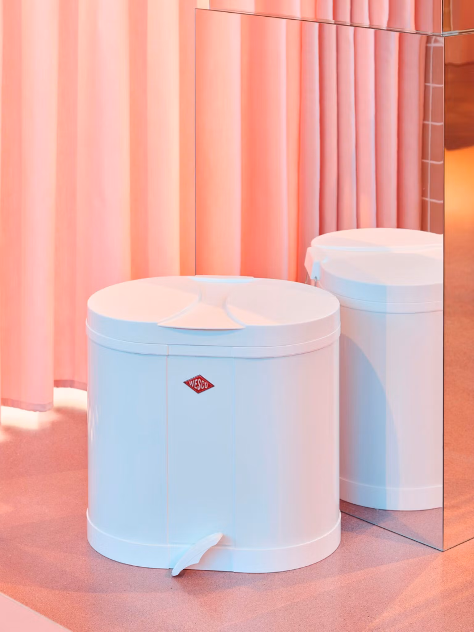 Wesco Eko pedalhink (2x15L) i Vit (finns i 8 färger)