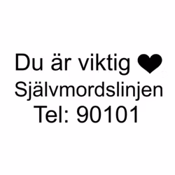 Dekal - Du är viktig