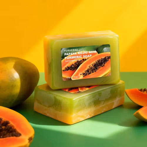 Papaya Soap – Kojic & Turmeric