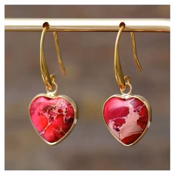 Golden Spirit – Emperor Heart Örhängen