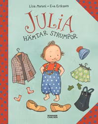 Julia hämtar strumpor