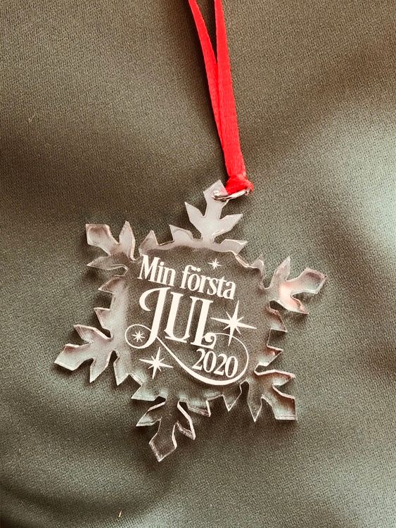 Min första jul - EGET ÅRTAL - Plexiglas