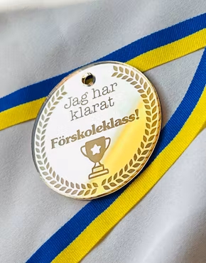 "Jag har klarat"-medalj - Eget val av ord