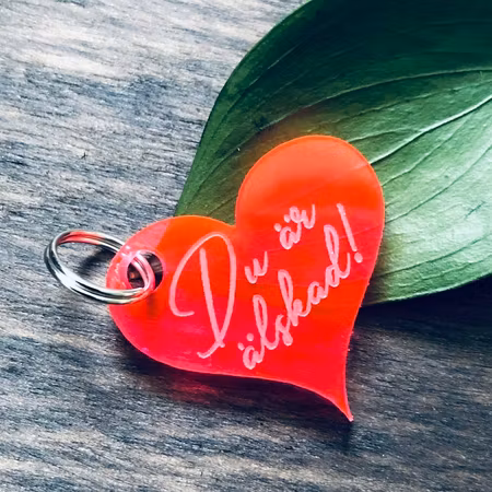 Du är älskad! Neonrosa