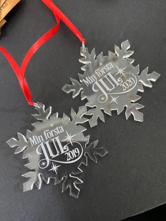 Min första jul - EGET ÅRTAL - Plexiglas