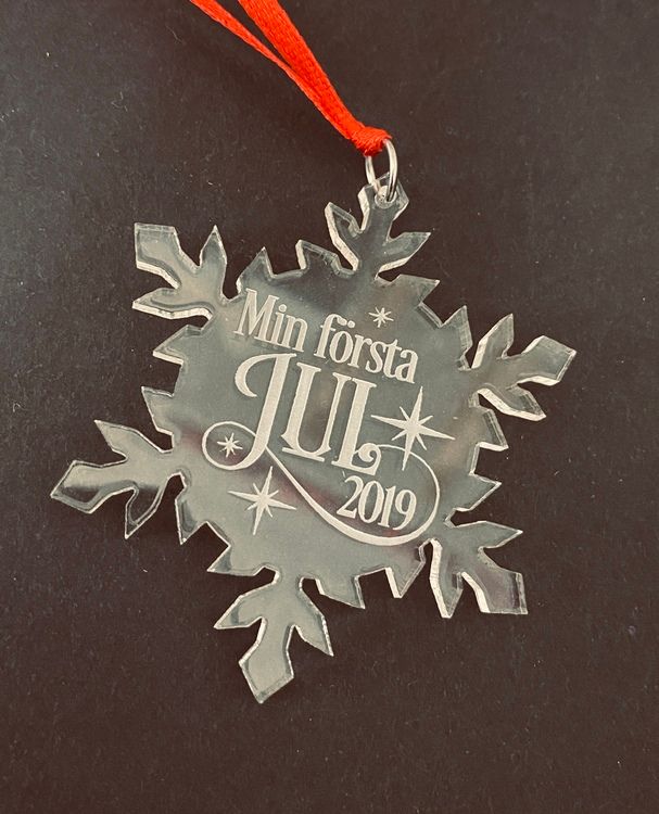 Min första jul - EGET ÅRTAL - Plexiglas