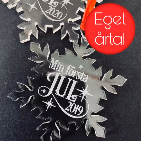 Min första jul - EGET ÅRTAL - Plexiglas