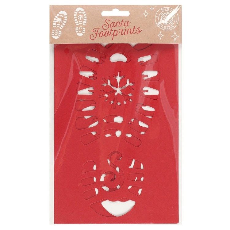 Jultomtens fotsteg - stenciler