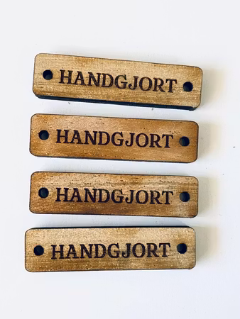 Handgjort - trätag