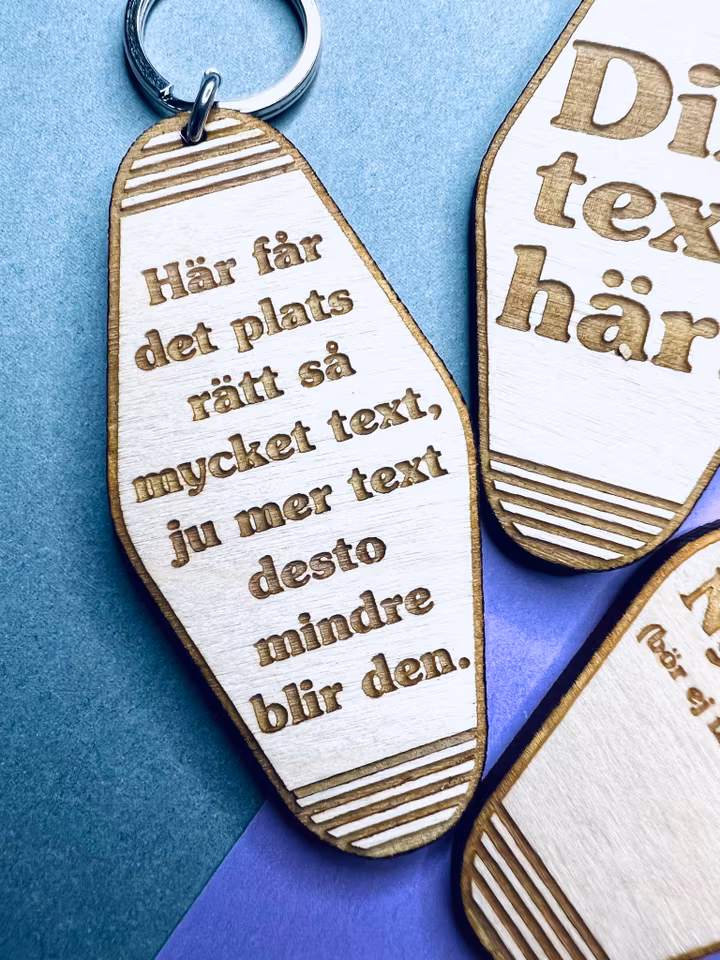 Motel Key - egen text