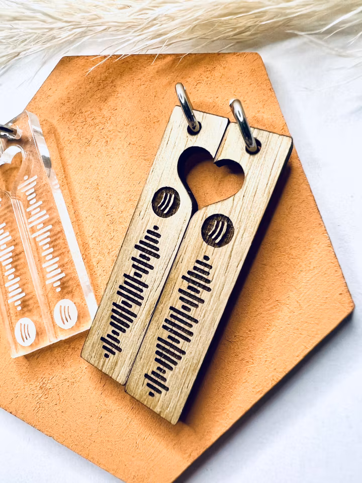 Mitt hjärtas melodi - 2 st brickor