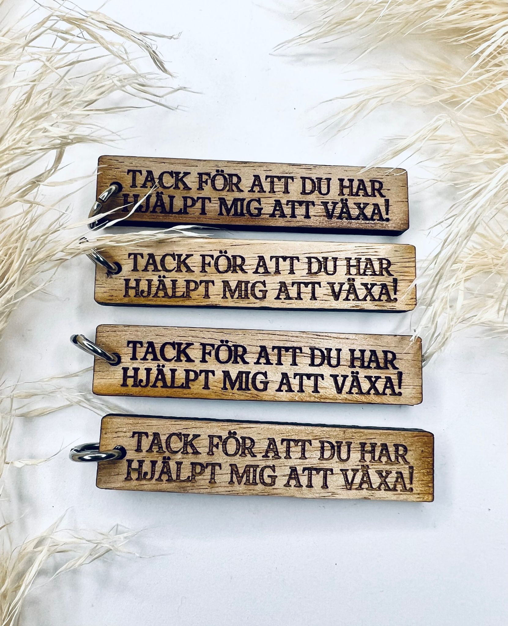 Tack för att du har hjälpt mig att växa - trä