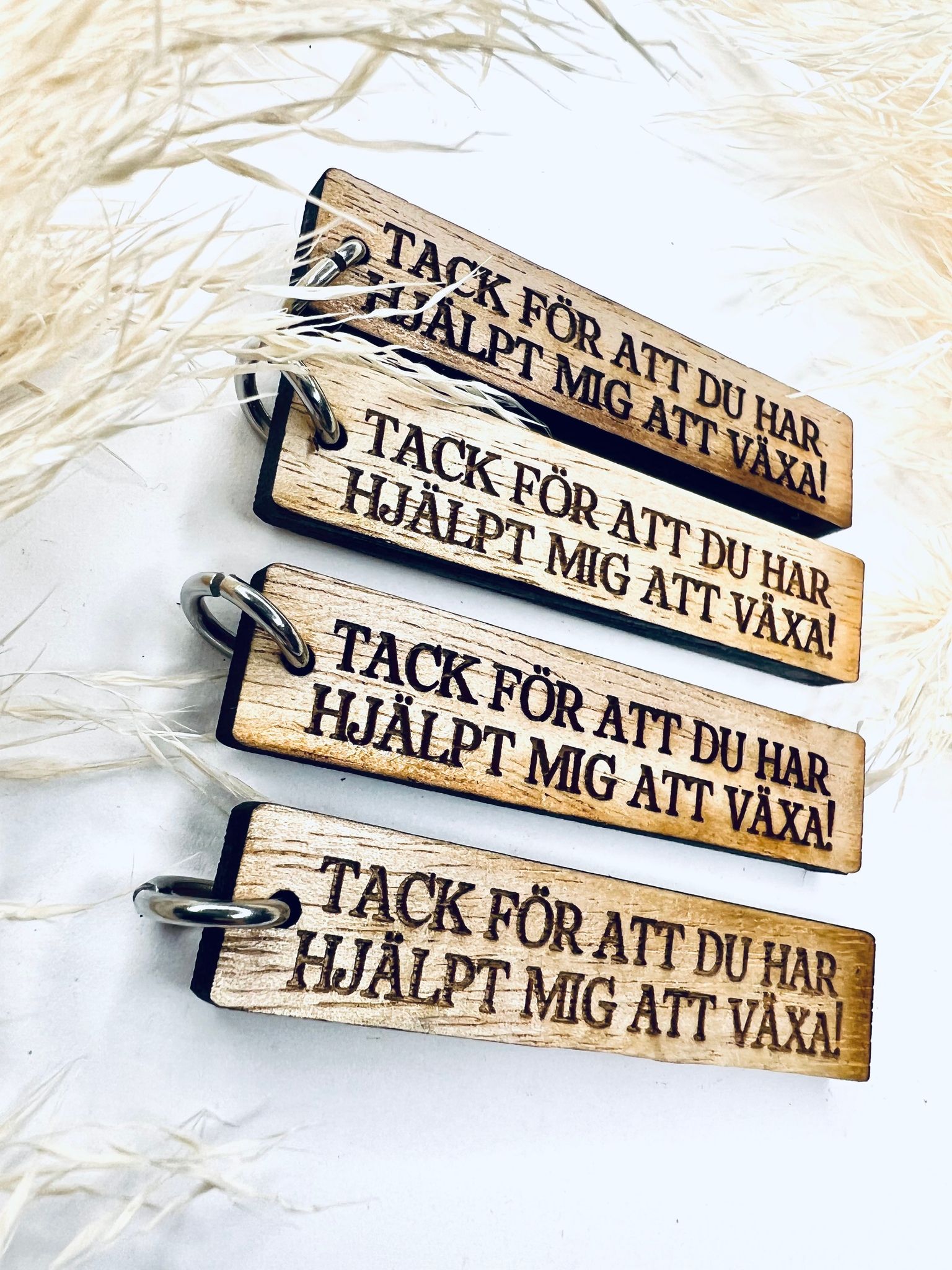 Tack för att du har hjälpt mig att växa - trä