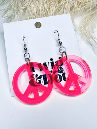 Peace! - Pink - krokar