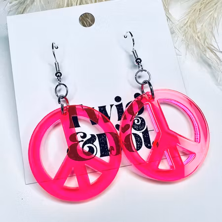 Peace! - Pink - krokar