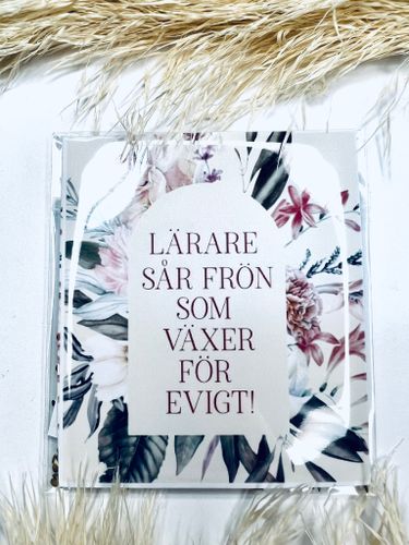 Fröpåse + litet kort - Lärare sår frön som växer för evigt!