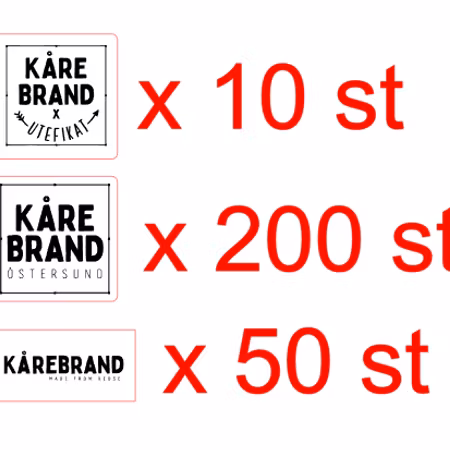 Custom order Kårebrand