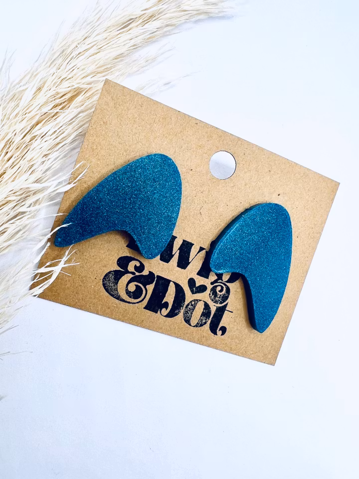 50's Boomerang Deep Blue