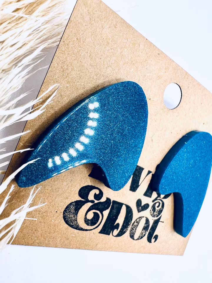50's Boomerang Deep Blue
