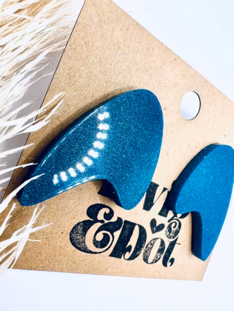 50's Boomerang Deep Blue