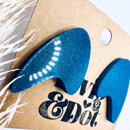 50's Boomerang Deep Blue