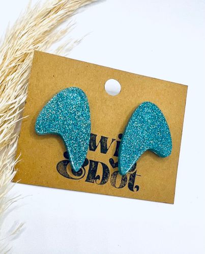 50's Boomerang Glitter Blue