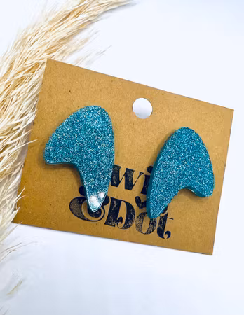 50's Boomerang Glitter Blue