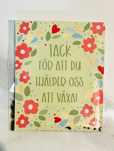 Fröpåse - Tack för att du hjälper OSS att växa!