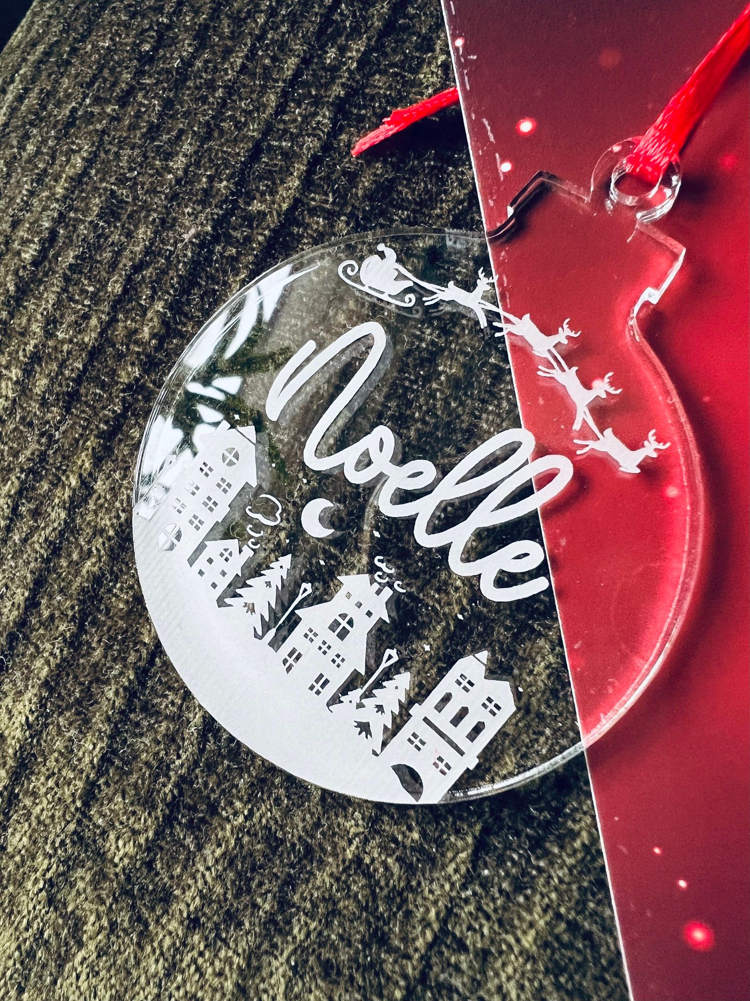 Christmas Town - eget namn - Plexi