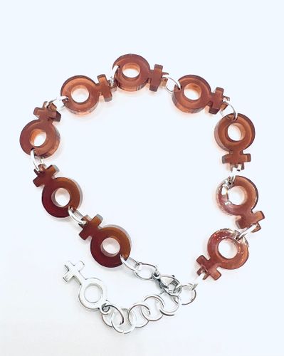 Venus Chain, Semi Coffee - armband