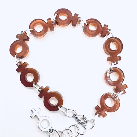 Venus Chain, Semi Coffee - armband