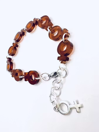 Venus Chain, Semi Coffee - armband