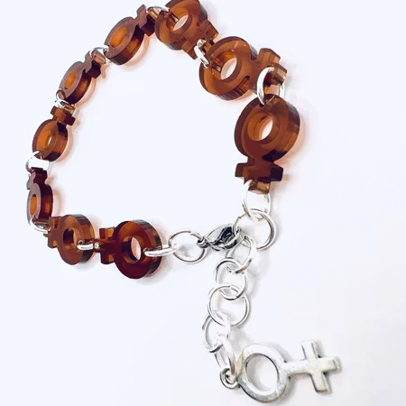 Venus Chain, Semi Coffee - armband