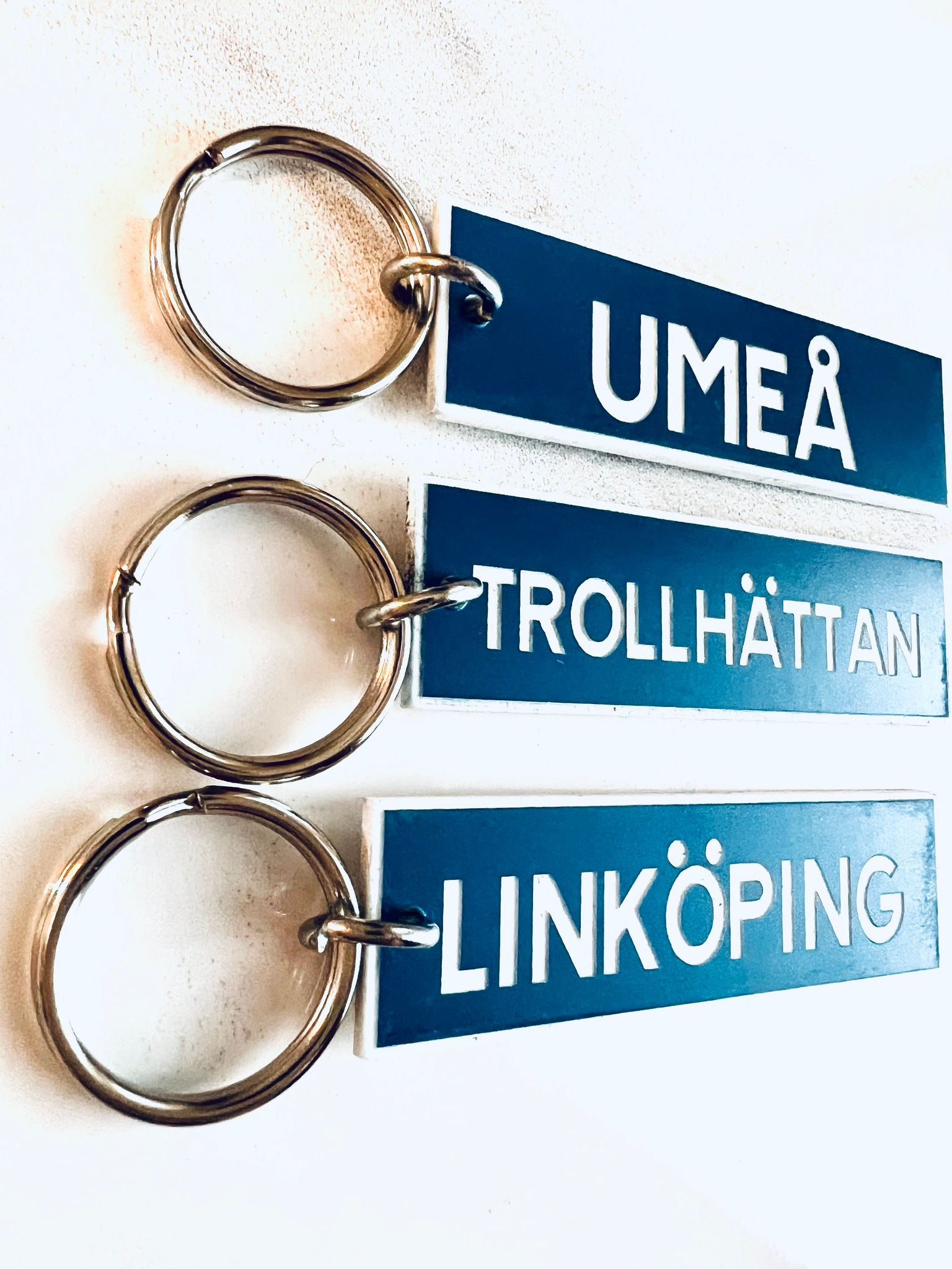 Nyckelring med eget ortsnamn