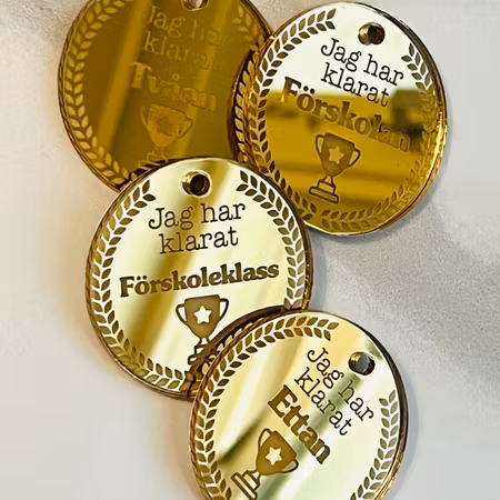 "Jag har klarat"-medalj!