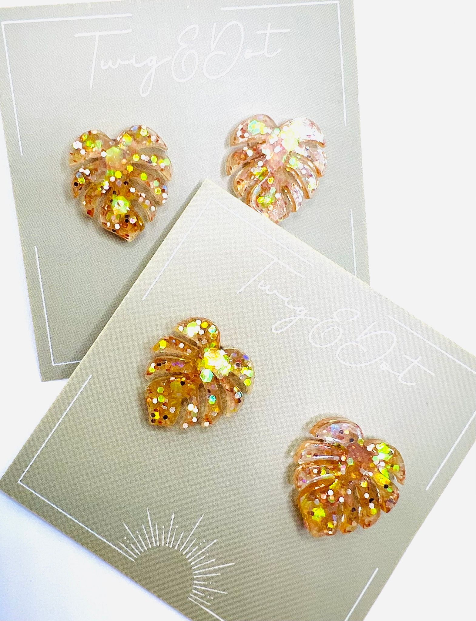 Mini Monstera Peach Gold - stift