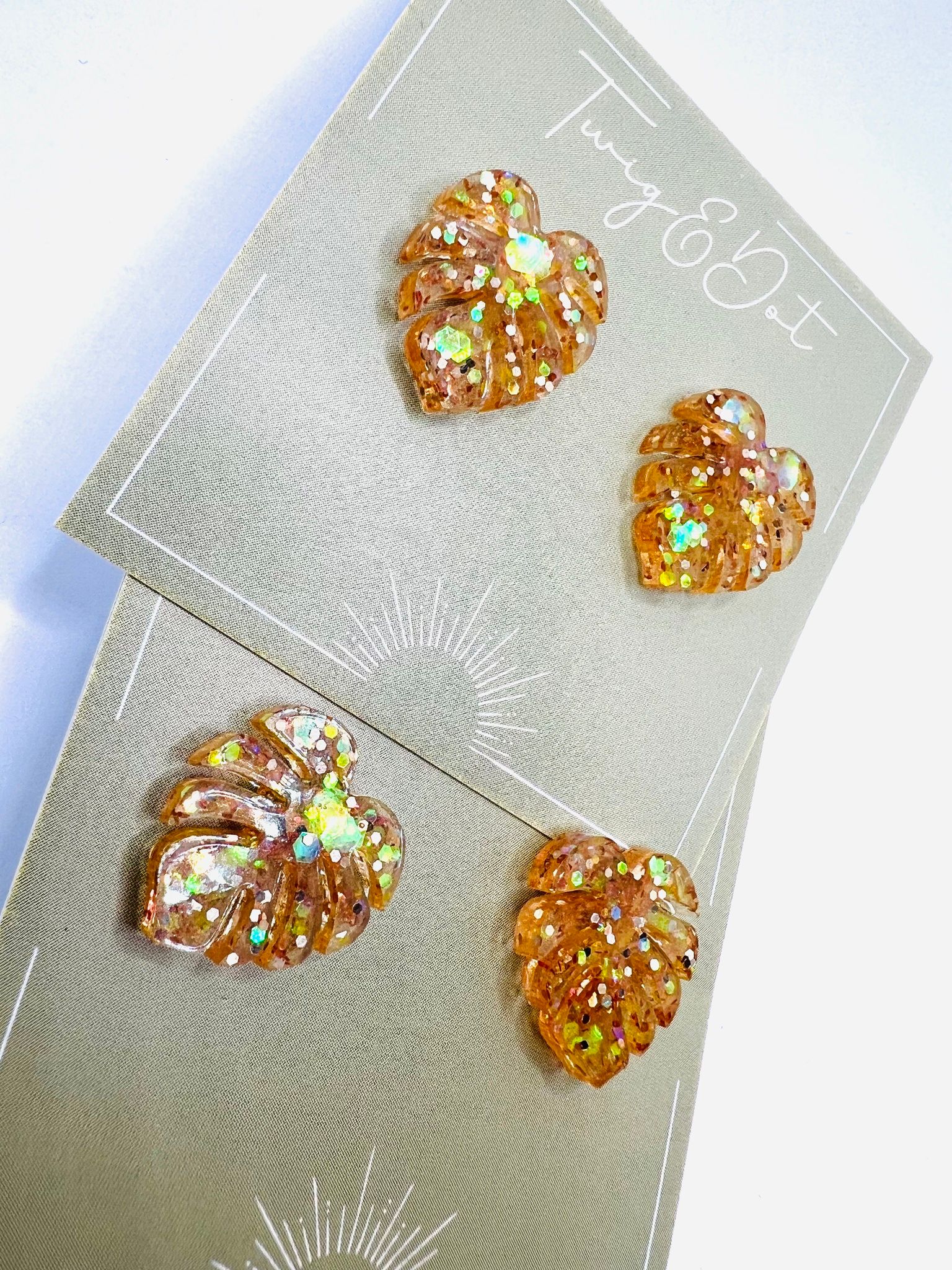 Mini Monstera Peach Gold - stift