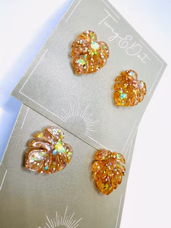 Mini Monstera Peach Gold - stift