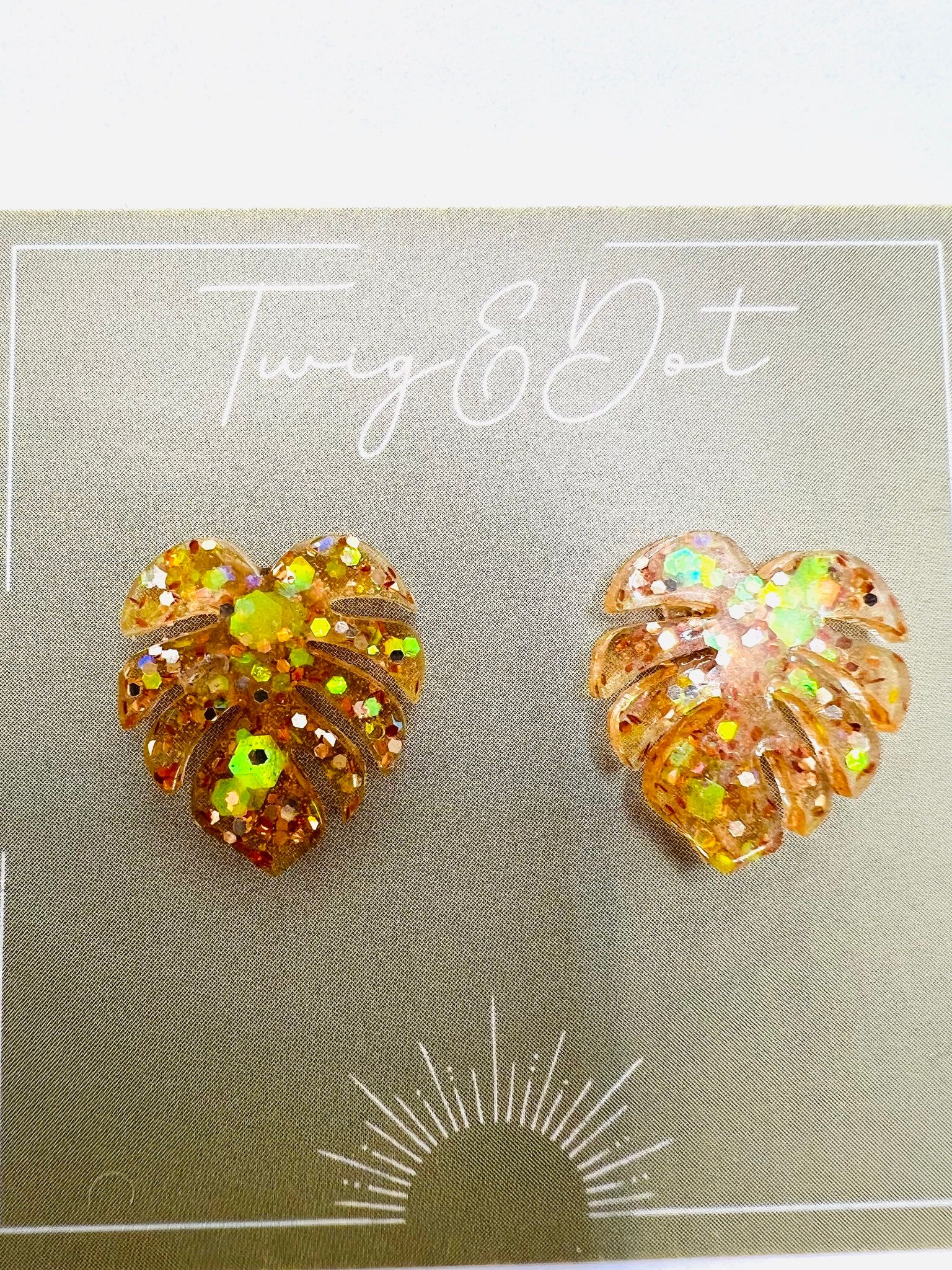 Mini Monstera Peach Gold - stift