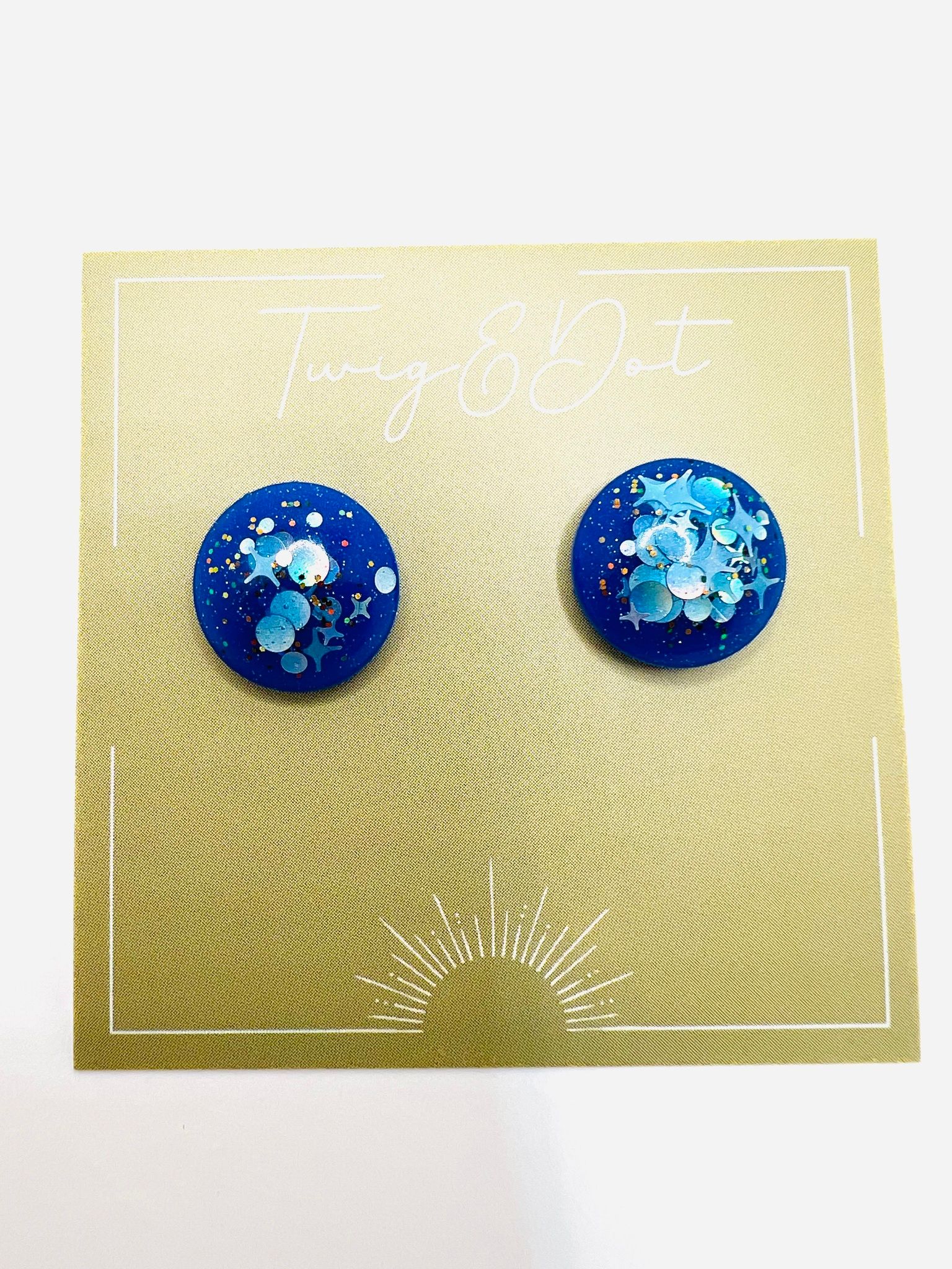Midnight - Button Studs