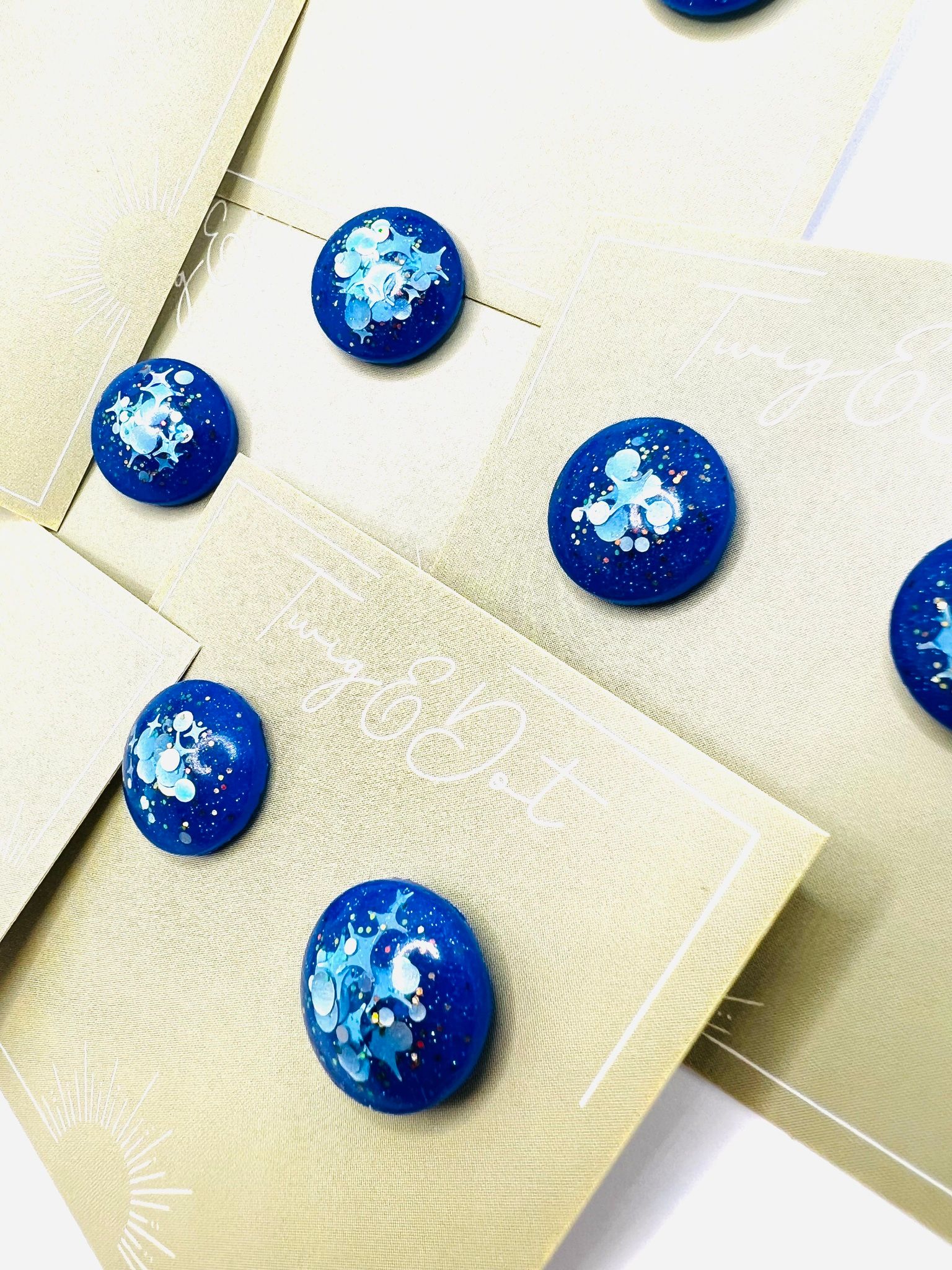 Midnight - Button Studs