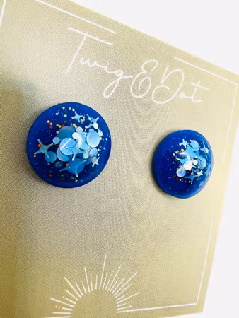 Midnight - Button Studs