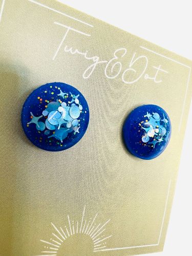 Midnight - Button Studs