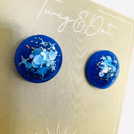 Midnight - Button Studs