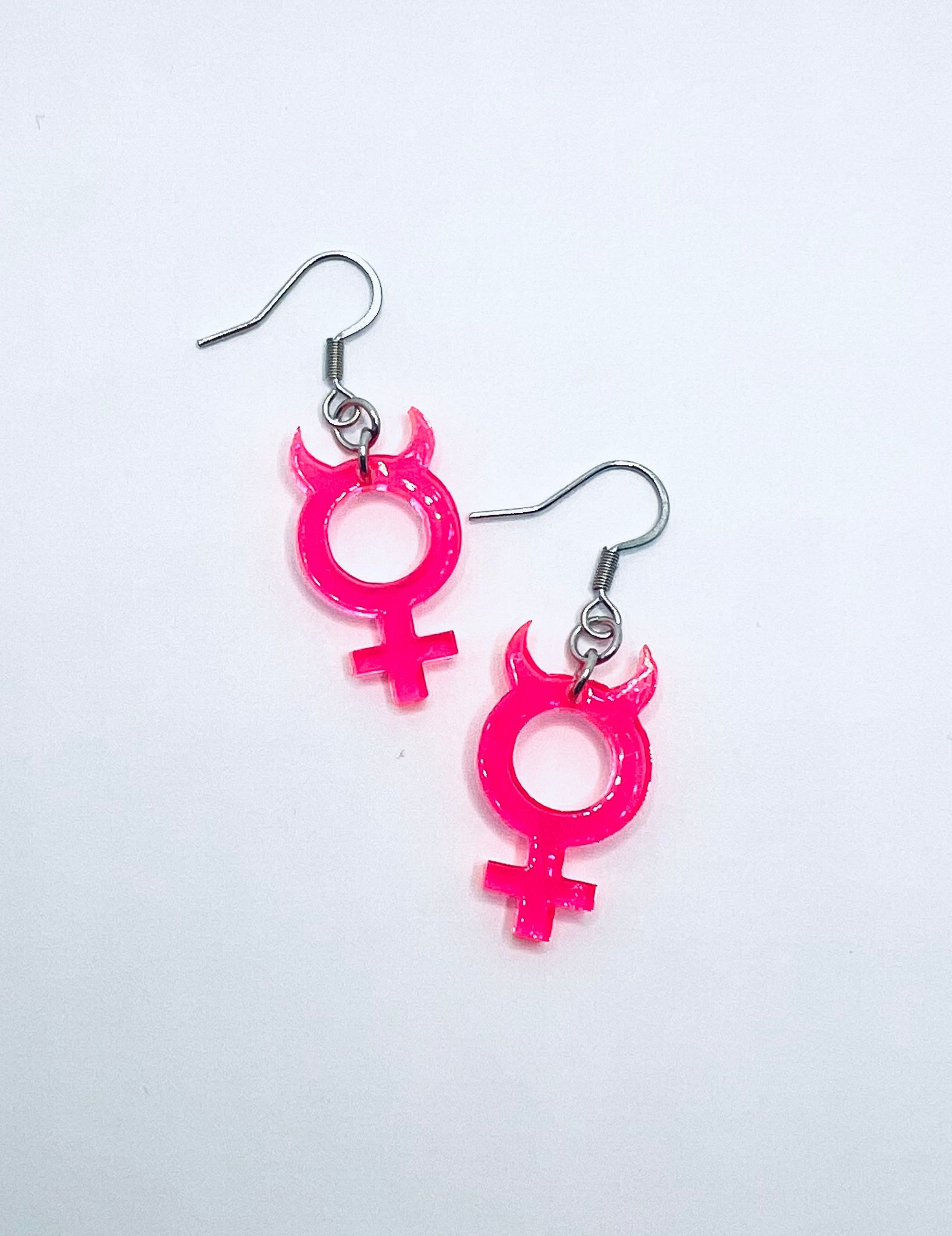 Mini She Devil, neonpink - krokar
