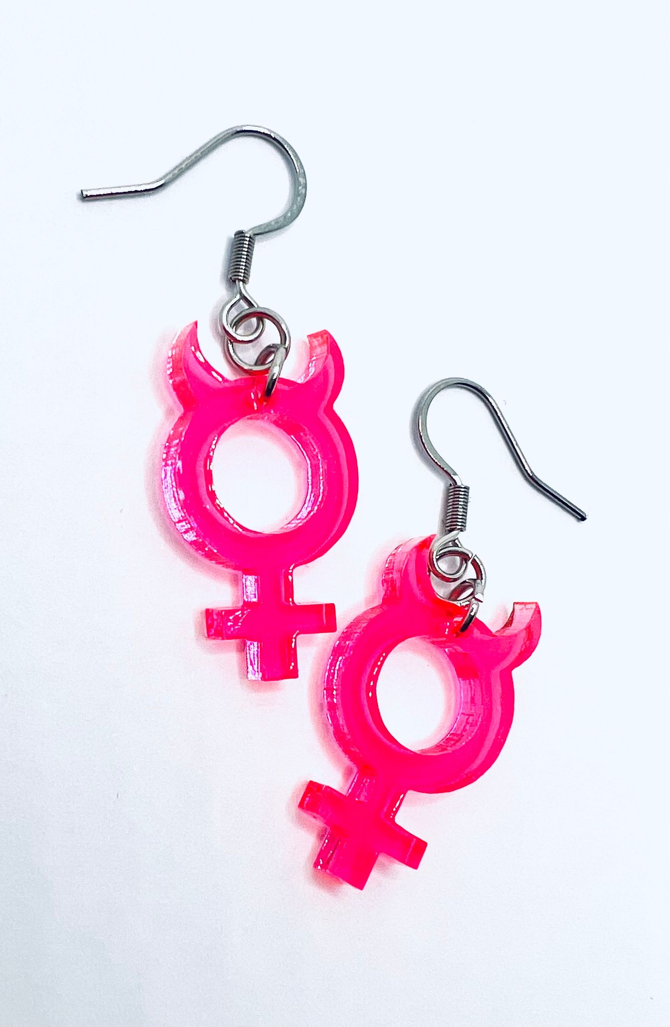 Mini She Devil, neonpink - krokar